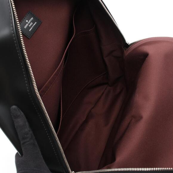 LOUIS VUITTON Josh Backpack Coated Canvas Leather Monogram Men's Brown Black ... - Picture 4 of 10